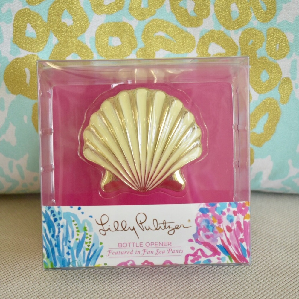 Lilly Pulitzer Fan Sea Pants Shell Bottle Opener